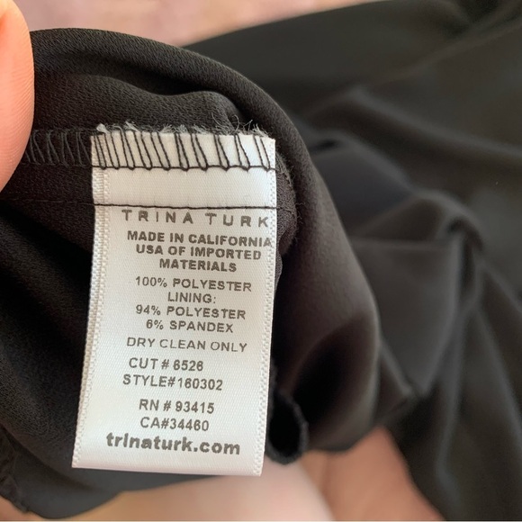 Trina Turk black mini dress - Picture 11 of 11